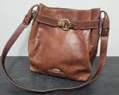 The Bridge, Vintage Ledertasche/Beuteltasche,Italy Luxus Leather Bag,Boho Stil