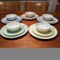 Preview: Nymphenburg LOTOS Teeservice 18-tlg. Wolfgang von Wersin 1932 Pastell 5 Gedecke