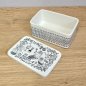 Preview: Seltene Arabia Finland Butterdose mit Deckel, Serie Emilia, Design Raija Uosikkinen, 1950er