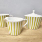 Preview: Melitta „Zürich“ · Jupp Ernst · Zuckerdose & 2 Milchgießer · 50er/60er Jahre · Pastellgelb
