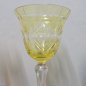 Preview: 3 Vintage Weinrömer Überfangglas geschliffen – Kristallgläser bunt im Set