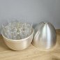 Preview: Guido Galbiati Milano Space-Age-Barset / Egg Ice Bucket Modell 0413 – Italien 1960er/70er