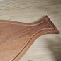 Preview: Großes Fisch-Serviertablett aus Teakholz – 70 cm – Scandinavian Modern / maritime Wanddeko