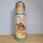 Preview: Russische Flaschen-Matroschka / Flaschenbehälter handbemalt – 36 cm – signiert