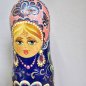 Preview: Russische Flaschen-Matroschka / Flaschenbehälter handbemalt – 33 cm – signiert - Reitermotiv