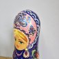 Preview: Russische Flaschen-Matroschka / Flaschenbehälter handbemalt – 33 cm – signiert - Reitermotiv