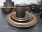 Preview: Coffee Set Arabia Finland RUSKA 3-pieces from the 60s Design Ulla Procopé - Scandinavian Vintage, Midcentury Modern stoneware