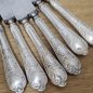 Preview: Antikes HALISO Solingen Vorspeisenbesteck – Jugendstil Art Déco, 100er Silberauflage