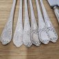Preview: Antikes HALISO Solingen Vorspeisenbesteck – Jugendstil Art Déco, 100er Silberauflage