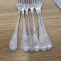 Preview: Antikes HALISO Solingen Vorspeisenbesteck – Jugendstil Art Déco, 100er Silberauflage