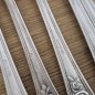 Preview: Antikes HALISO Solingen Vorspeisenbesteck – Jugendstil Art Déco, 100er Silberauflage