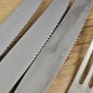 Preview: Antikes HALISO Solingen Vorspeisenbesteck – 6 Teile Jugendstil Art Déco, 100er Silberauflage