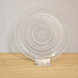 Preview: Iittala Tauperle Gebäckteller 25 cm Transparent Kastehelmi