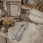 Preview: HALISO Solingen Servierset mit Serviermesser und Vorlegegabel – versilbert 100
