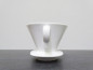 Preview: Melitta Quick-Filter 101 German imperial patent oval plate, blue lettering, cup filter from Melitta, coffee filter 30s