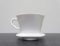 Preview: Melitta Quick-Filter 101 German imperial patent oval plate, blue lettering, cup filter from Melitta, coffee filter 30s