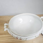Preview: Jugendstil Terrine mit Deckel, florales Dekor, um 1910