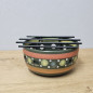 Preview: KMK Kupfermühle Keramik Stövchen „Lima“ · 7 cm · 12,7 cm · grün-braun