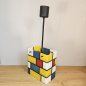 Preview: Postmodern Pendant Lamp in Piet Mondrian Style – Memphis Era, 1980s