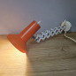 Preview: 1970s scissor lamp, EH Leuchten, orange, vintage