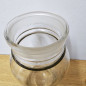 Preview: Antikes Bonbonglas mit eingeschliffenem Deckel – ca. 35 cm, 1920/40er