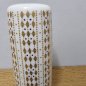 Preview: Hutschenreuther Vase 9608 – Midcentury Modern – geometrisches Golddekor 1960er