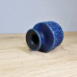 Preview: Bay Keramikvase 370-10, W. Germany, 1970er – Blau, 10 cm – Vintage Sammlerstück