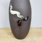 Preview: Arno Kiechle Vase, 1950er Jahre, Rehdekor, Sgraffito, 32 cm