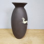 Preview: Arno Kiechle Vase, 1950er Jahre, Rehdekor, Sgraffito, 32 cm