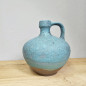 Preview: Ruscha Vase Form 340, azurblau , Entwurf Kurt Tschörner, 60er Jahre