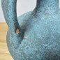 Preview: Ruscha Vase Form 340, azurblau , Entwurf Kurt Tschörner, 60er Jahre