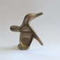 Preview: Walter Bosse Pinguin aus Messing – Vintage Tierfigur, 7 cm
