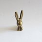 Preview: Walter Bosse Hase– Messingminiatur / Setzkastenfigur