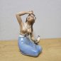 Preview: Dahl Jensen Porzellanfigur – Hawaiimädchen mit Vogel – Form 1268 – 1. Wahl