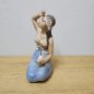 Preview: Dahl Jensen Porzellanfigur – Hawaiimädchen mit Vogel – Form 1268 – 1. Wahl