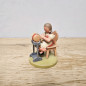 Preview: Erzgebirge Klöppelfrau · Leichsenring · Handarbeit · Holzfigur · 1940er–50er