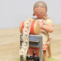 Preview: Erzgebirge Klöppelfrau · Leichsenring · Handarbeit · Holzfigur · 1940er–50er