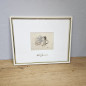 Preview: Horst Janssen – Art Print from the 80s (gold embossed signature, framed)