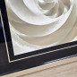 Preview: Vintage Metallfolienbild „Goldene Spirale“ (45×45 cm) | Space Age · Op Art · Hollywood Regency