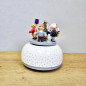 Preview: Erzgebirge Spieldose KWO – Winterkinder, „Oh Tannenbaum“,  12 cm