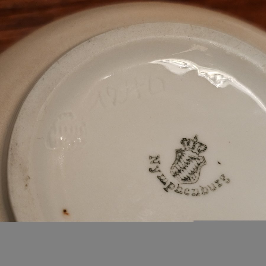 Nymphenburg LOTOS Teeservice 18-tlg. Wolfgang von Wersin 1932 Pastell 5 Gedecke