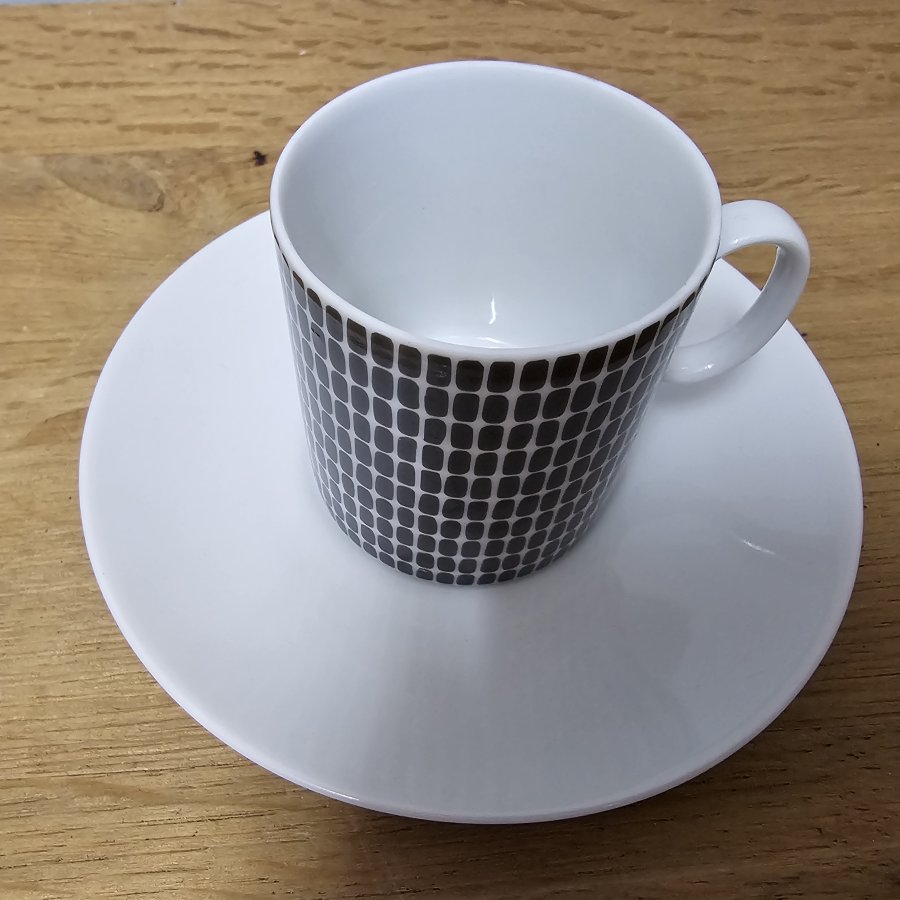 Thomas Medaillon Onyx Espresso Cup and Saucer – Hans Theo Baumann