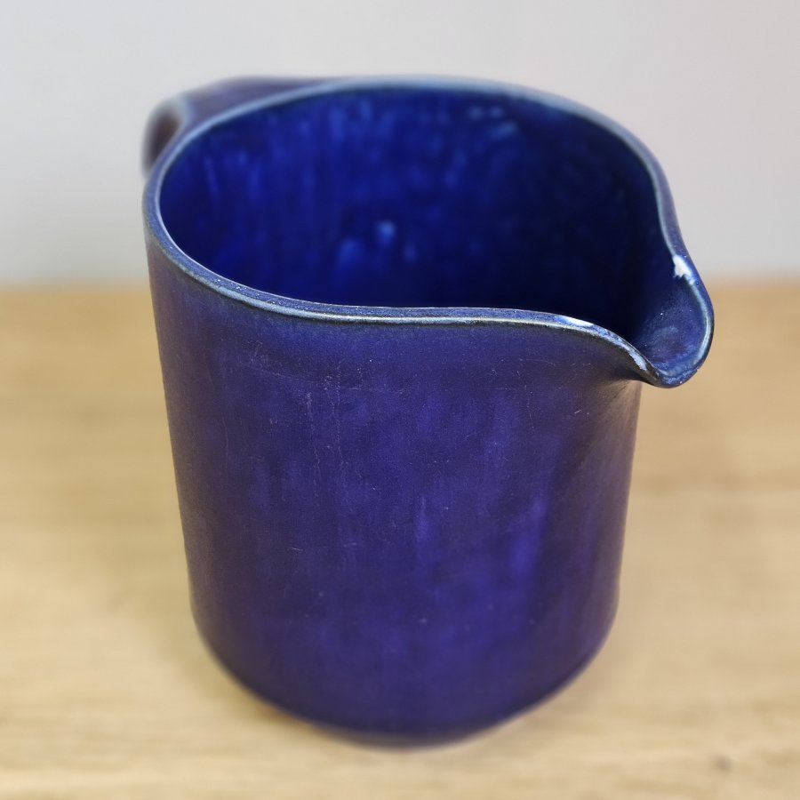 Langenthal Suisse Ocean Blue Pitcher – 1970s Swiss Design - Kopie
