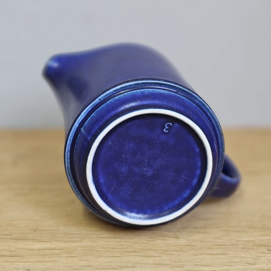 Langenthal Suisse Ocean Blue Pitcher – 1970s Swiss Design - Kopie