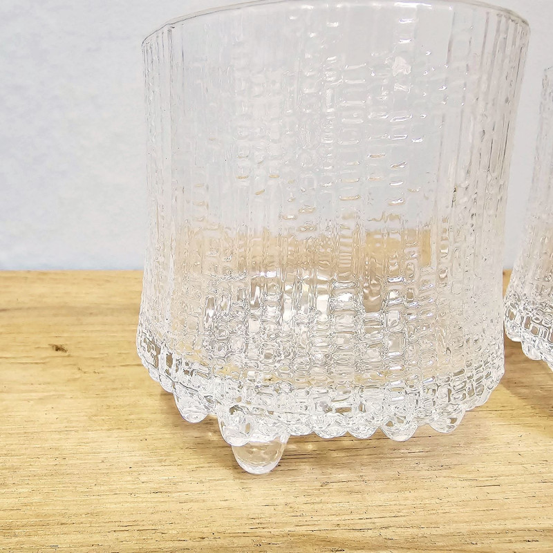 Iittala Ultima Thule – 2 whisky glasses, Tapio Wirkkala, 28 cl