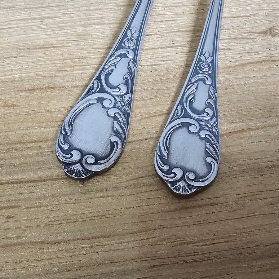 HALISO Solingen Servierset mit Serviermesser und Vorlegegabel – versilbert 100
