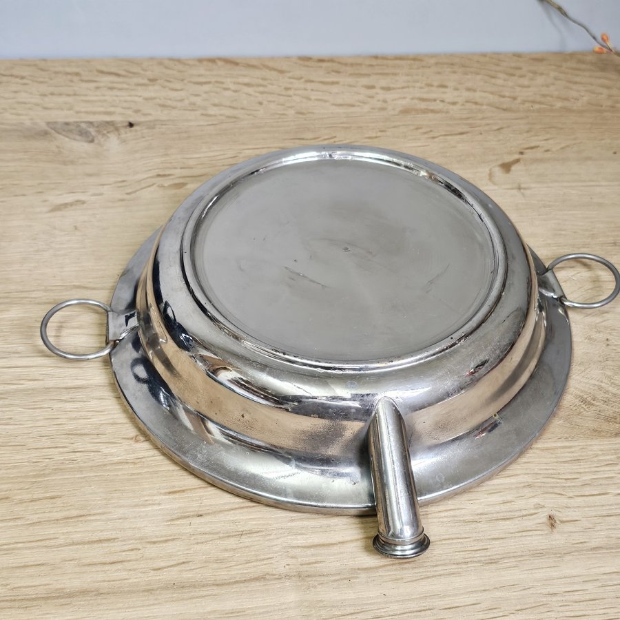 Antiker Bing Warmhalteteller mit Zwiebelmuster 24 cm , ca. 1920-30