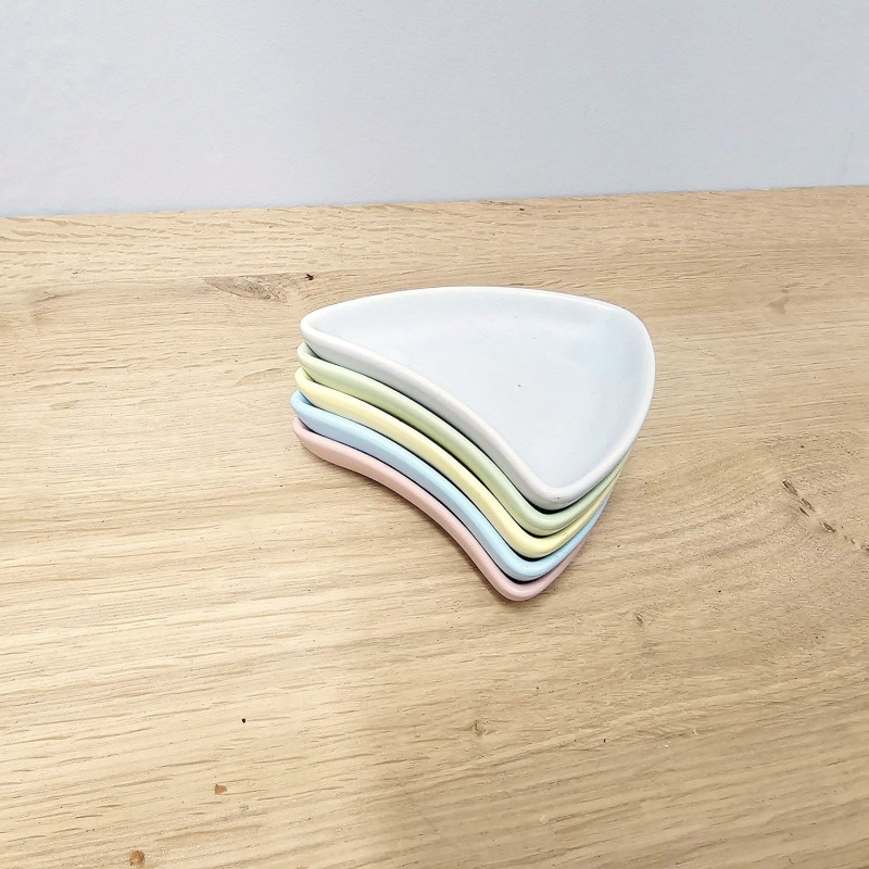 Cortendorf · 5er-Set Dip Schälchen · pastell · 50er Jahre · Form 5314 · Vintage
