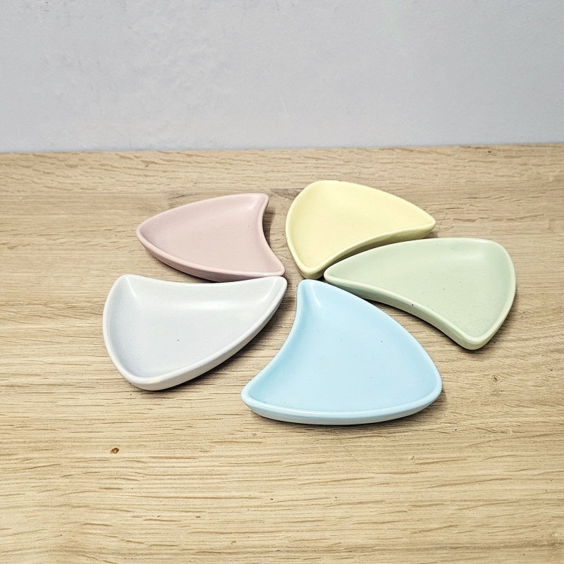 Cortendorf · 5er-Set Dip Schälchen · pastell · 50er Jahre · Form 5314 · Vintage