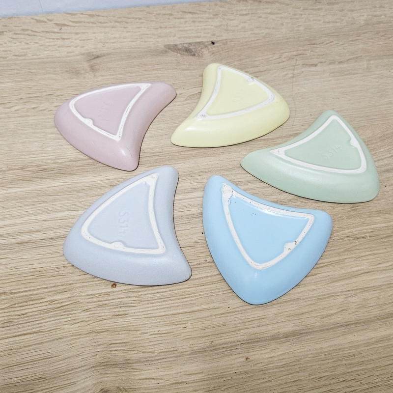 Cortendorf · 5er-Set Dip Schälchen · pastell · 50er Jahre · Form 5314 · Vintage
